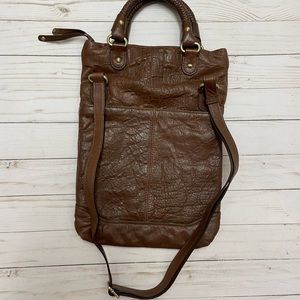 Banana Republic Crossbody Leather Purse Brown